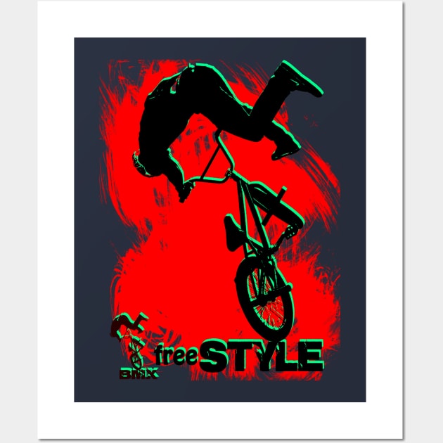 bmx freestyle - 02 Wall Art by hottehue